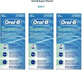 Oral-B Superfloss - 3 x 50 stuks - Flosdraad - Voordeelverpakking