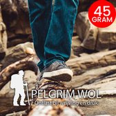 45 Gram - Pelgrim Wol Antidruk Wandelwol - Hallux Valgus - Teenspreider - Tegen Blaren - Bij Voetongemak - Anti Druk Voetwol - 100 % Merino Wol - Natuurlijke Blarenpleisters - 45 Gram