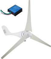 Vevor® Wind Turbine - Windmolen Bouwpakket - Windgenerator - Windmolen Generator - Wind Energie 400W - Wit