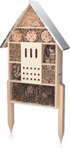 Navaris XL insectenhotel - 38 x 11,5 x 57 cm - Insectenhuis van bamboe en hout - Nestplaats voor bijen, vlinders en lieveheersbeestjes