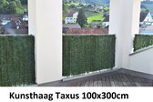 Kunsthaag tuinscherm balkonscherm taxus 1x3m
