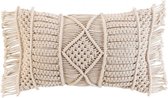 Livetti Sierkussen cushion Inner + Hoes - 30x50 cm Creme