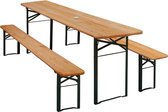 Casaria Tuinbank Tuintafel - Tuinbank - Tuinset 170cm – Picknick