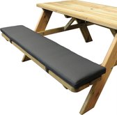 Picknicktafel Tuinbank Kussen - 210 x 30 cm - 4 cm dik - Buitenkussen - GoedkopePicknicktafels.nl - Per Stuk Leverbaar