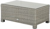 Tierra Outdoor Loungetafel Fredo - Aluminium en Wicker - Weathered Grey - 90x56x41cm