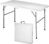 MaxxGarden Klaptafel - Opvouwbare Tuin Tafel met Verstelbare Hoogte - Weerbestendig - 122 x 61 x 74 cm