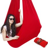 Friick - Hangmat - Ontspannen - Zintuigelijke Schommelstoel - Sensory Swing - Rood