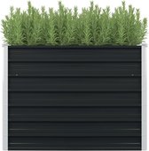 Plantenbak verhoogd - 100x100x77 cm - Gegalvaniseerd Staal - Antraciet