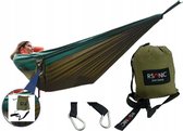 SURVIVAL POCKET Ultralicht HANGMAT Outdoor  260x140cm - Outdoor Camping Hangmat -  Weerbestendige tot 120kg  Incl. Karabijnhaken en Riemen en Opberg/transport hoes
