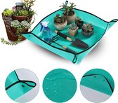 Verpotmat - 100 x 100 CM - Groen - Waterdichte Mat - Plantenmat - Planten Verpotmat