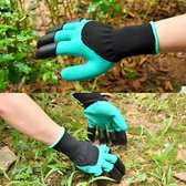 Tuinhandschoenen met graaf - Handschoenen met klauwen - ANTI SLIP - ADEMEND -  ANTISTATISCH - Waterdichte - Tuinhandschoenen voor graven en planten, beste tuincadeaus voor vrouwen en mannen - Groen - Een Maat