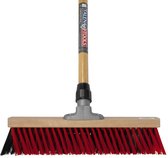 Talen Tools - X-bezem - Buiten - 40 cm - Rood/Zwart - Compleet