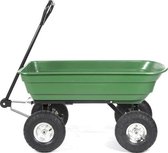 Kinzo Garden Tuinkar - Transportkar met Kiepfunctie - Multifunctionele Bolderkar - 75 Liter - 200 kg Laadvermogen