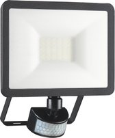 ELRO LF60 Design LED Buitenlamp met Bewegingssensor - 20W – 1600LM – IP54 Waterdicht - Zwart