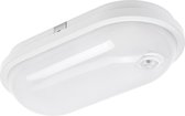 LED opbouwlamp Ovaal met sensor - 20W 4000K - IP54 spatwaterdicht