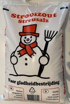 Strooizout 10kg anti onkruid zout zeer effectief zeer efficiënt dooizout voor gladheidbestrijding anti glad anti sneeuw zakjes met handige handvat