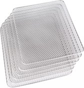 RVS droger trays voor Ziva Zephyr voedseldroger / droogoven / dehydrator - vaatwasserbestendig - 6 stuks