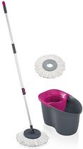 Leifheit 55267 Rotation Disc Mop Set Grijs/Roze