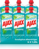 Ajax Allesreiniger Eucalyptus 6 x 1.25L - Voordeelverpakking