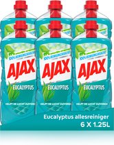 Ajax Allesreiniger Eucalyptus 6 x 1.25L - Voordeelverpakking