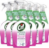 CIF Power & Shine Allesreiniger Spray - 6x 750ml - Voordeelverpakking