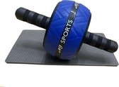 AJ-Sports Ab wheel inclusief kniemat - Ab wheel - Ab roller - Ab trianer - Buikspiertrainer - Buikspierwiel - Buikspierapparaat -  Trainingswiel - Fitness - Workout - Kerst TIP!