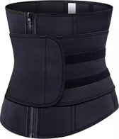 LOUZIR 'Waist Plus' sport waisttrainer - Neopreen- nylon 7 stalen baleinen - Afslank Band- corset- Buik Korset Belt -maat M