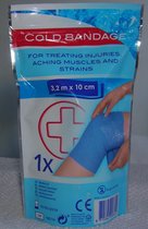 Cold Bandage -3,2m x 10 cm - Eenmalig - 1 stuk