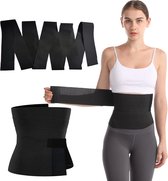 Postpartum Band - Afslanken - Waist Power - Sauna Band - Taille Wrap - 4 Meter - Zwangerschapsband - Band Met Lus - Postpartum Buikband - One Size - Zweetband - Corrigerend Ondergoed - Dames - Corset - Waisttrainer - Zandloper - Corrigerend Buik