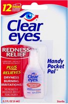 Clear Eyes Oogdruppels “Redness Relief”​ - Tegen Rode Ogen - Geïrriteerde Ogen - Droge Ogen - Brandende Ogen