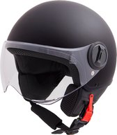 VINZ Sole Helm Scooter / Scooter Helm / Jethelm / Brommer Helm / Motorhelm / Scooterhelm Retro / Snorfiets helm / Snorscooter helm - Geschikt voor helmplicht