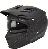 MT HELMETS Streetfighter SV Jethelm - Motorhelm - Mat zwart - Maat L