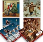 Marius van Dokkum kerstkaarten - mapje met 4x5 stuks - set 1