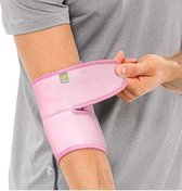 Bracoo ES10 Elleboogbandage - verstelbare neopreen Elleboogbrace - rechter/linker elleboog - één stuk - roze