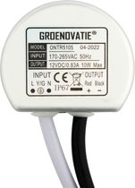 Groenovatie LED Transformator 12V - Max. 10 Watt - Waterdicht IP67