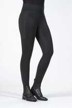 Winter rijlegging Cosy zwart met siliconen zitvlak fleece gevoerd maat 134/140