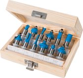 Silverline 12-delige 12 mm TCT frees set