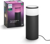 Philips Hue Outdoor Calla Sokkellamp Starterspakket - White and Color Ambiance - 25,2 cm hoog - Zwart - 8W - IP65