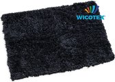 Wicotex-Bidetmat Classic pure 50x60cm  zwart-Antislip onderkant