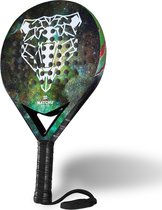 Matchu Sports - Padel Racket - Bear -  Padel - Padelrackets - Rond - Carbon - Groen