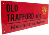 Manchester United Plaat - Sign - Rood