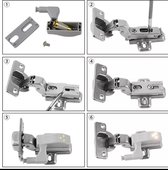 keukenkastje lamp - scharnierlamp -keuken deurlamp sensor partij verkoop kan- automatisch verlichting op batterij -bewegingssensor - Wit licht - sensor lamp - keukenkast lampje  - kinderkamer -  automatische - tv kast  - kledingkast - universeel