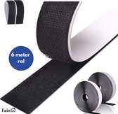 Klittenband zelfklevend – 2 x 6 Meter – Zwart – Velcro – Extra sterk – Klittenband – Velcro klittenband zelfklevend – Klittenband tape – Velcro tape
