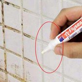 Voegenstift wit - Voegenmarker badkamer keuken - witte stift voegen - Voeg verf - tegelvoegen wit -voegen cleaner - 1 stuks