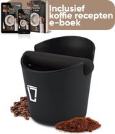 Leonomics Uitklopbak voor Koffie en Espresso – Knockbox van Ecologisch en Duurzaam Materiaal – Afklopbak met Antislip Ring