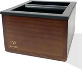 Vinezzi ® Uitklopbak Hout - Knockbox - Afklopbak Koffie en Espresso - uitkloplade - barista-accessoires