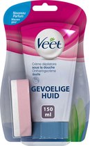 Veet Ontharingscrème  - Gevoelige Huid - In Douche - 150 ml