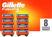 Gillette Fusion5 Scheermesjes Voor Mannen - 8 Navulmesjes