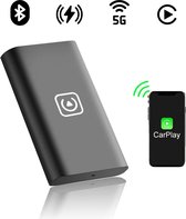 Flowkey 5GHz Draadloos Carplay Dongle - Carlinkit Wireless - Apple Auto Dongle - Zwart