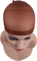 Dream - Wig Cap 2 Stuks - Chocolade Dome Cap voor Pruik Netjes Dames